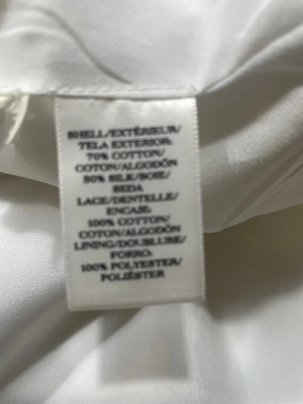 Ann Taylor cream lace trim boho  feminine mini skirt Size 6